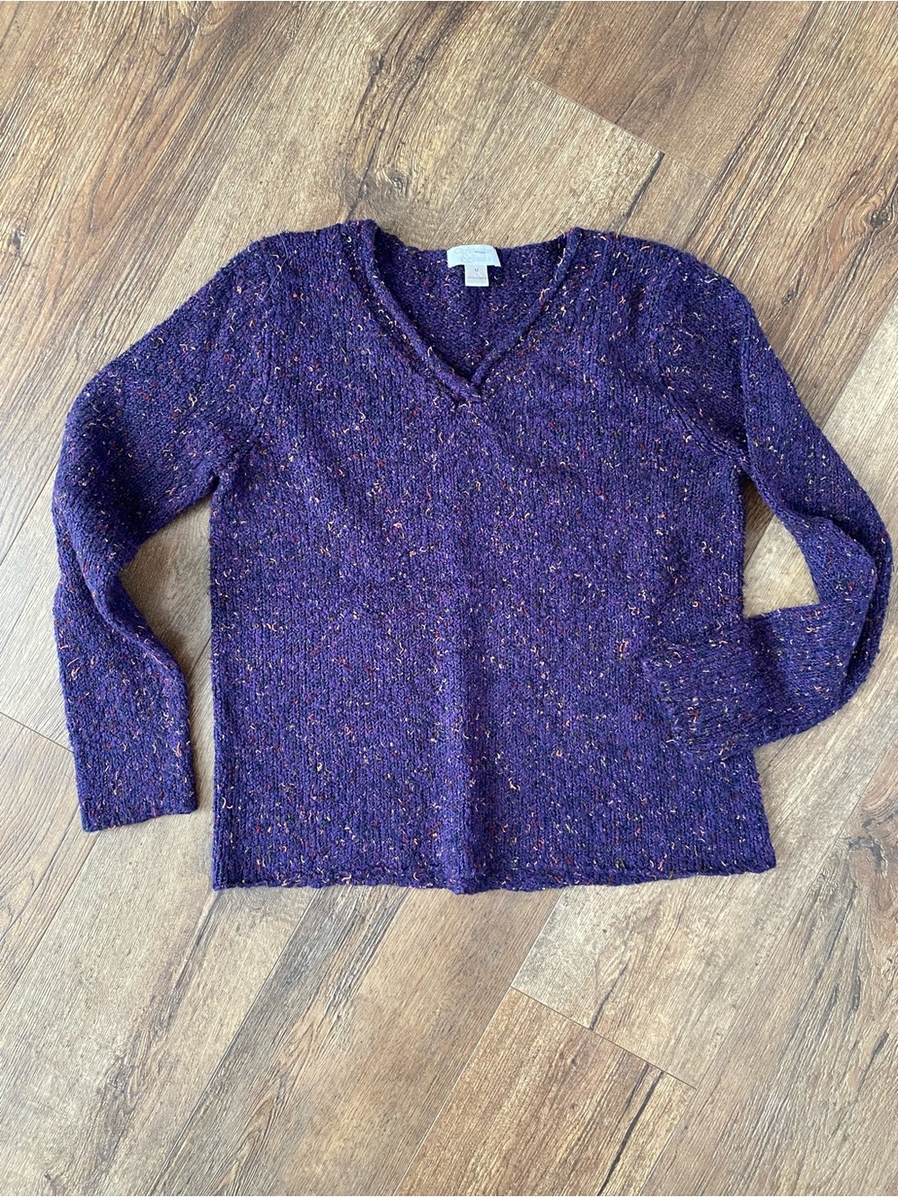 Purple Speckled Sweater
